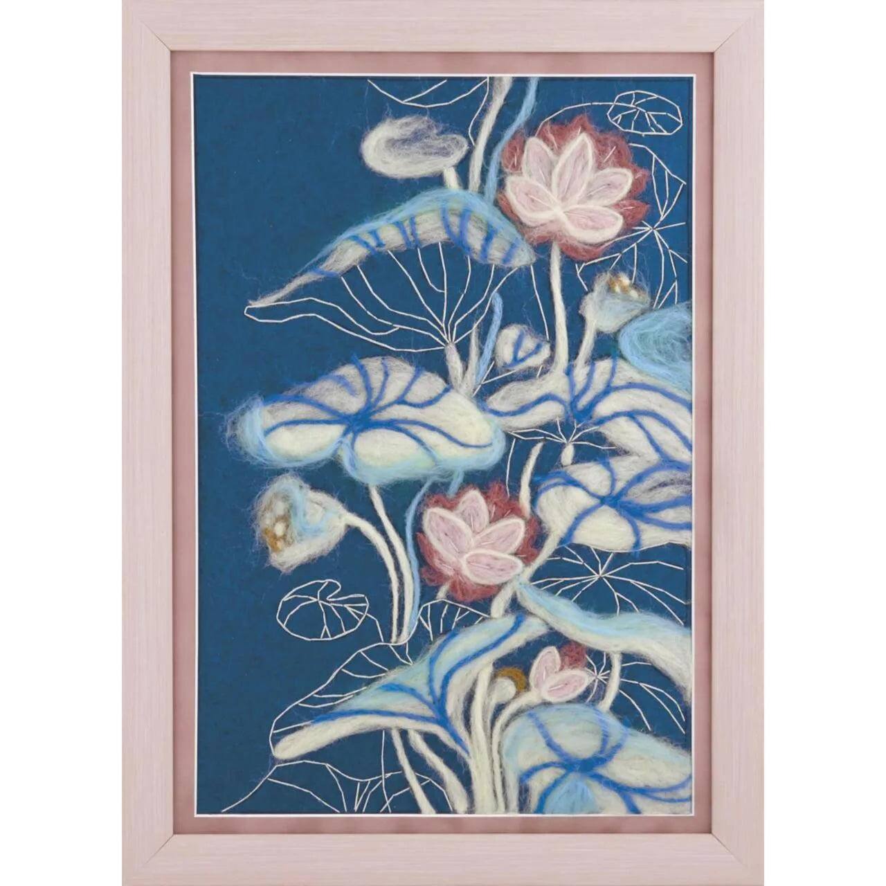 Charivna Mit Diptych Blooming on the Water Felting Kit